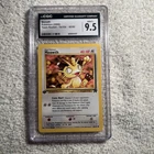 CGC MINT+ 9.5 Pokemon Meowth 62/82 2000 Team Rocket 1st Edition