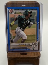2021 Bowman Draft #BDC-65 Pedro Pineda Chrome Blue Refractor #/150