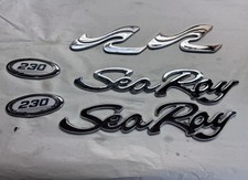 96 Sea Ray 230 BR Boat name plate emblems