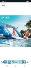 Intex Kool Splash Inflatable Swimming Pool Water Slide - Blue/White (58849EP)
