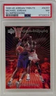 Michael Jordan 1996 UD Tribute MJ Impressions Bulls Basketball Card #MJ5 PSA 7
