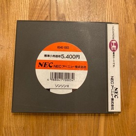 Son son II 2 W/Case Manual PC Engine Hu Card Retro Used Game Good NTSC-J Japan