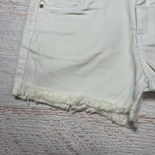 NWT Blank NYC The Mini Astor Lenox Cut-Off Jean Short Girls 12 White Denim NEW - Picture 6 of 9