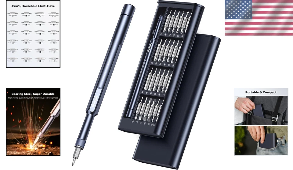 Lifetime- 49-in-1 Mini Screwdriver Set - Your Ultimate Repair Companion - Image 2 of 4