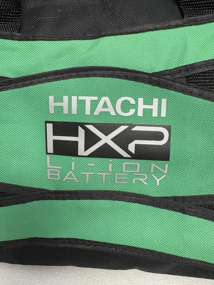 Hitachi Large Canvas Tool Bag Case. Black And Green. - Image 2 of 4