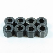 9400022 1/4" Capacity Acura-Flex Collet Nut 9/16"-28 Thread Lot of 8