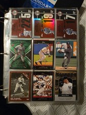 Binder Full of Football Basketball Baseball Cards Sports Cards