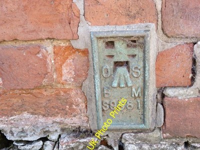 Foto 6x4 Ordnance Survey Unterputzhalterung S9581 Alkmonton Das finden Sie c2016
