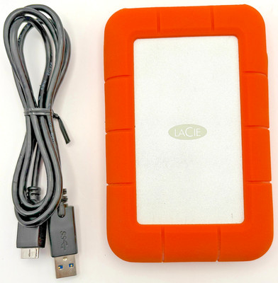 Lacie Rugged LRD0TU1 External 2.5'' 2TB USB 3.0 Thunderbolt 2 Hard Drive HDD HD