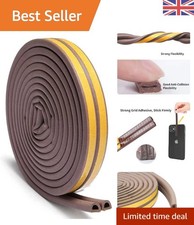 6M Self-Adhesive Foam Weather Strip - Insulation Solution for Doors & Windows