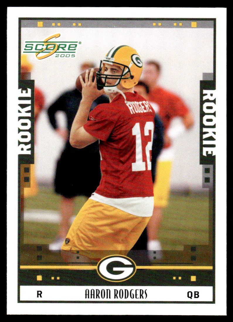 2005 Score N15 Aaron Rodgers Rookie Green Bay Packers #352