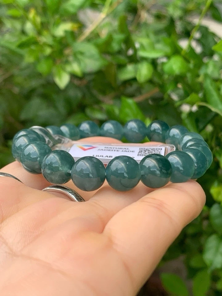 Pulsera Jadeíta Jade A 10mm, Pulsera Jade (Muñeca 16.5CM) Foto 4 de 4