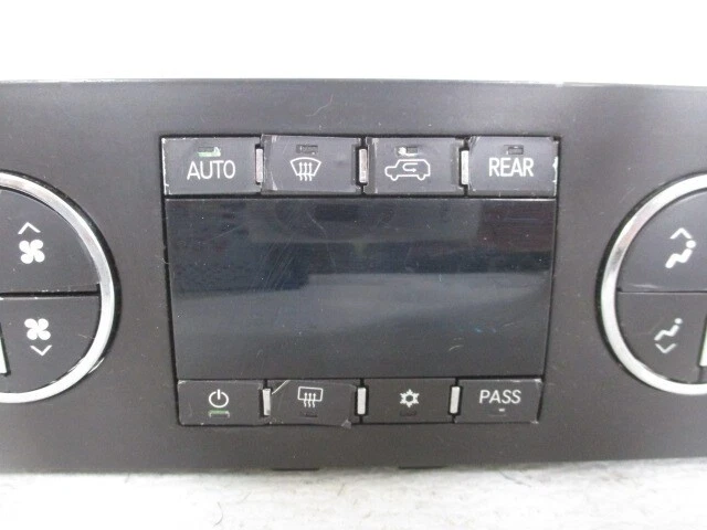 GMC Yukon 2007-2011 delantero doble automático temperatura clima control de aire acondicionado OEM LKQ Foto 3 de 4