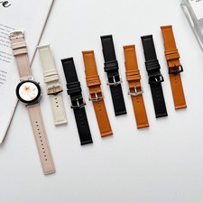 Genuine Leather Strap Band for Samsung Galaxy Watch 3 4 5 6 Pro S3 40/44/42/46mm