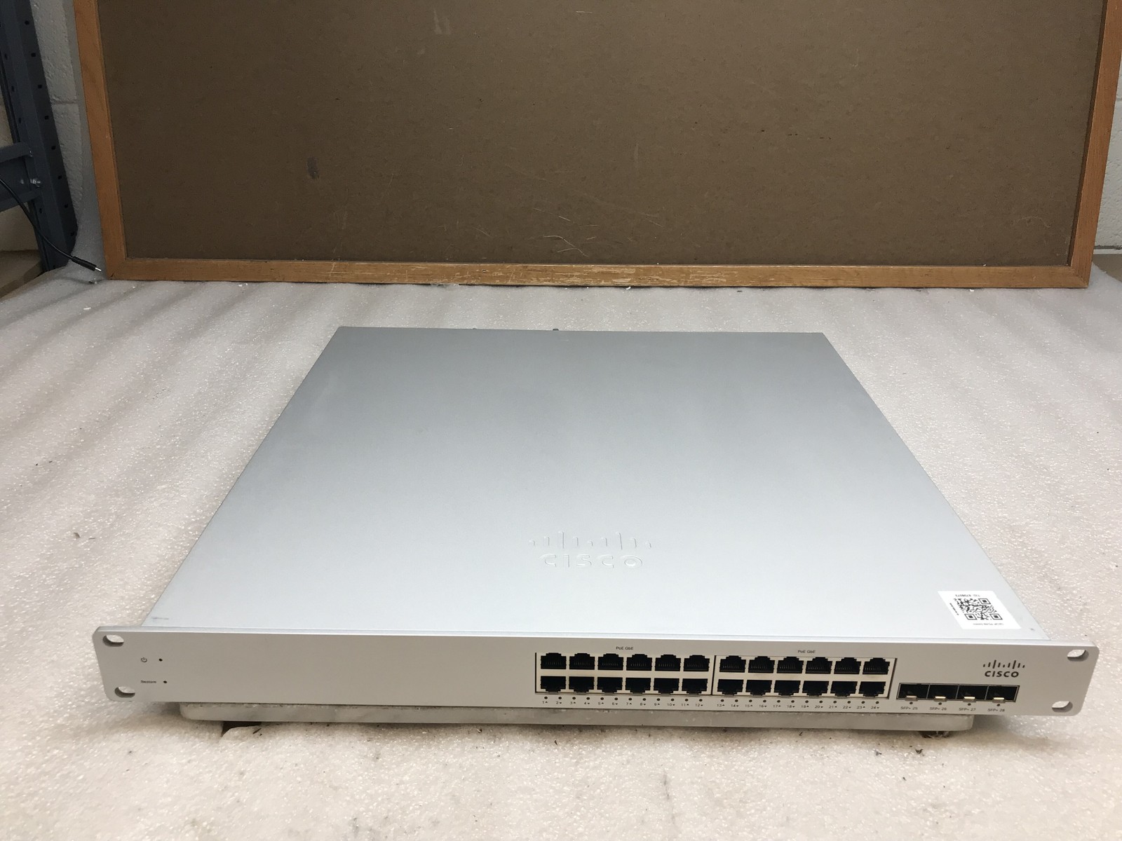 Cisco Meraki MS320-24P-HW 24-Port PoE+ Gigabit Switch 4x 10G SFP+ UNCLAIMED