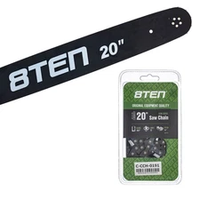 8TEN 20" Chainsaw Guide Bar & Chain .063 3/8 72DL for Stihl MS 660 440 36RS72E