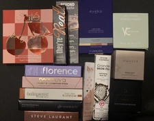 Premium High End Beauty Bundle MAKEUP Lot of 13 FULL Size CIATÉ, Benefit, Eyeko+