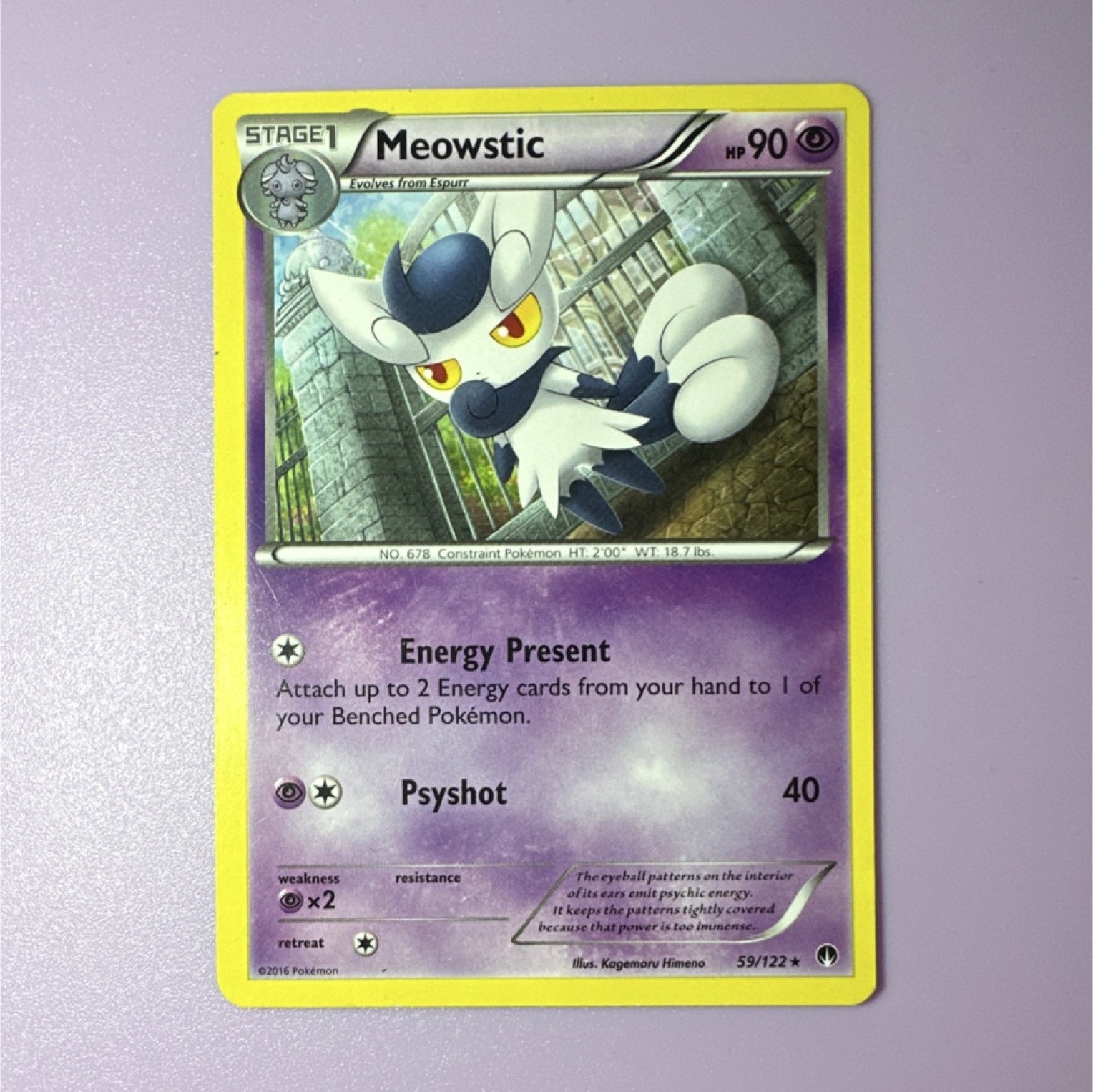 Meowstic 59/122 Breakpoint Rare