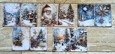 Scrapbooking paper set Christmas 8 pieces approx. 21 x 14 cm