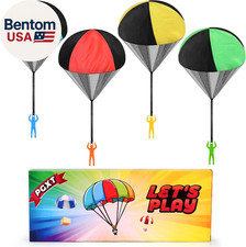 Parachute Toy for Kids, Outdoor Toys Flying Parachute Men, inside  outside Toys