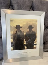 Jack Vettriano Framed Print 400x500 Brushed Silver Frame.