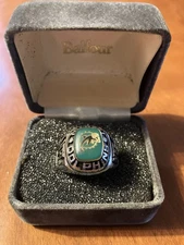 Vintage Balfour Miami Dolphins NFL Silvertone Ring