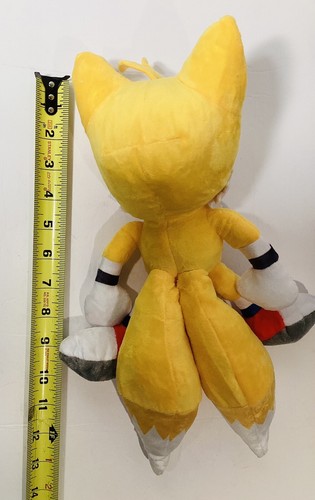 The Sonic Hedgehog Set Of Three 12” Plushies Knuckles shadow Tails New - Picture 12 of 12