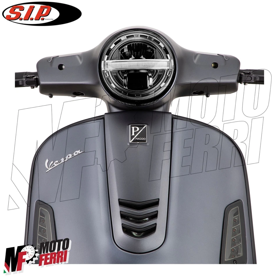 MF5026 Faro Anteriore SIP Black Led Vespa GTS Super 125 250 300 mod 2003 / 2018 - Immagine 3 di 4
