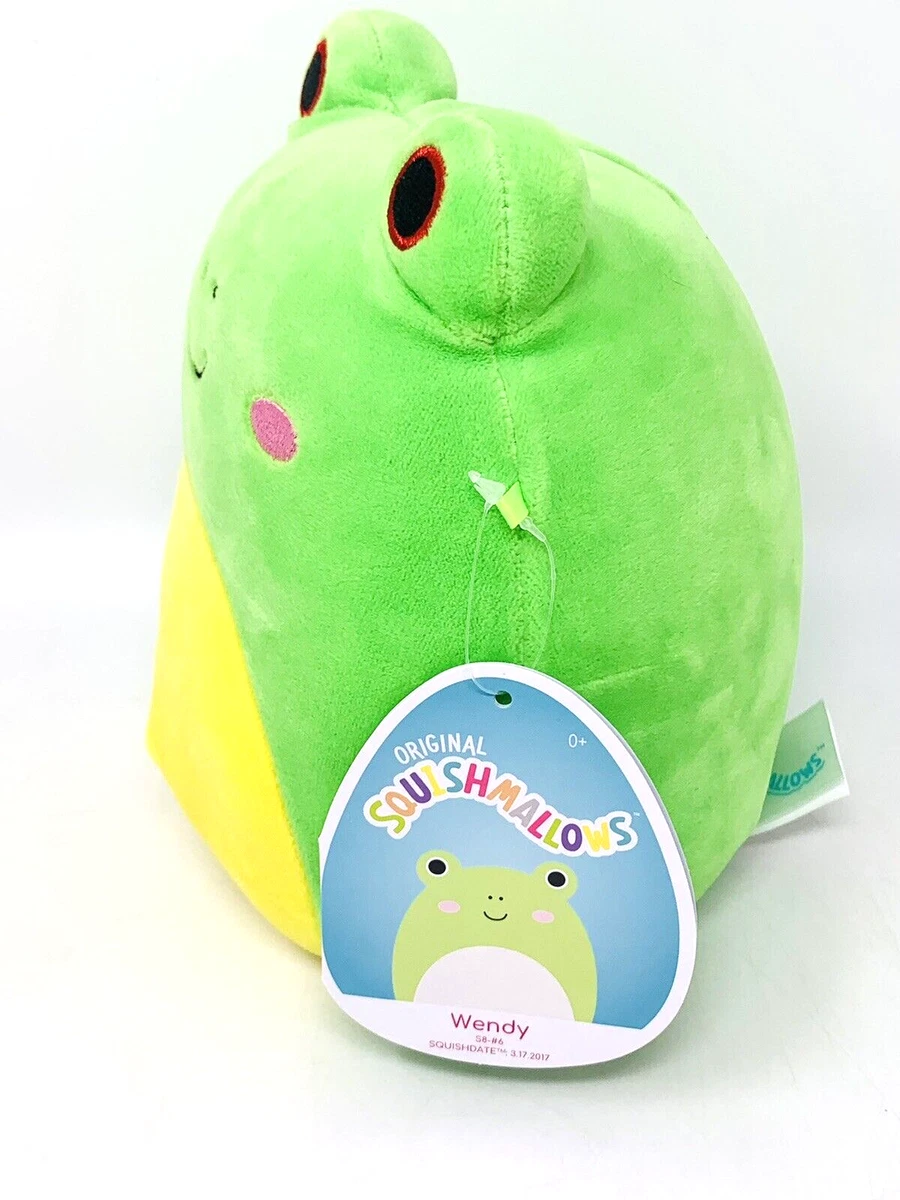 Squishmallows 8” Wendy the Green Tree Frog Red Eyes Plush Sensory New Tags  Toy