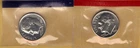 1990-P & D UNCIRCULATED BU ROOSEVELT DIMES IN MINT SET CELLO (2 coins)