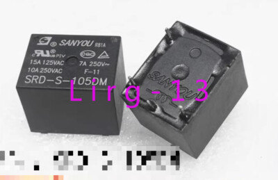 5pcs new Sanyou SRD-S-105DM relay 5V