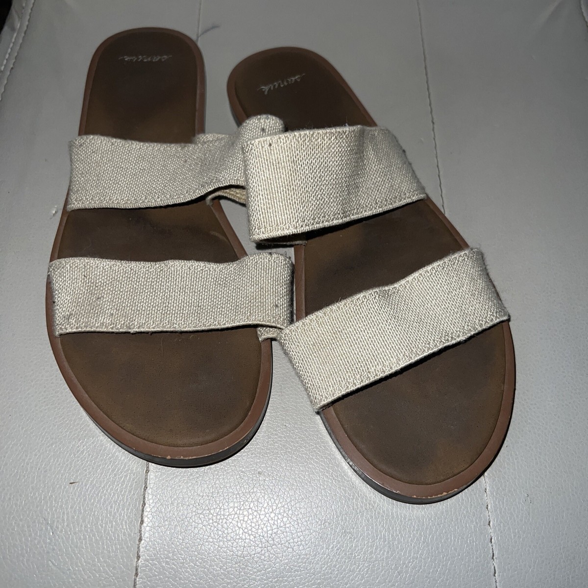 Used brown sanuk slides Sanuk Men main image 4