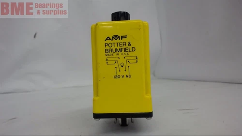Potter & Brumfield Cgb-38-79010S Time Delay Relay, 120 Vac, 1.0 To 10 Sec