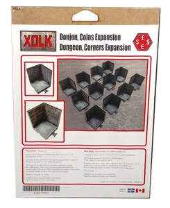 Xolk, Dungeon Corners Expansion, Roleplaying game Scenery Kit, 28mm Scale