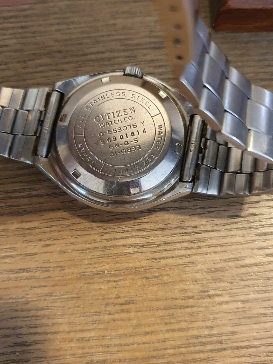 Vintage Citizen Men's Watch Japan Made 1970s Automatic 61-0933 All