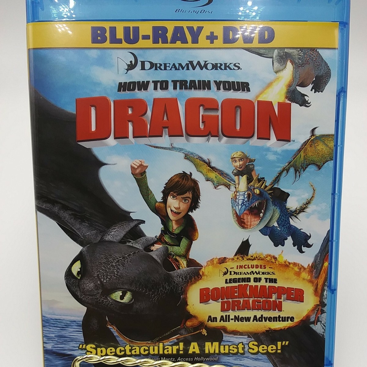 How to Train Your Dragon Legend of the Boneknapper Dragon (Blu-ray