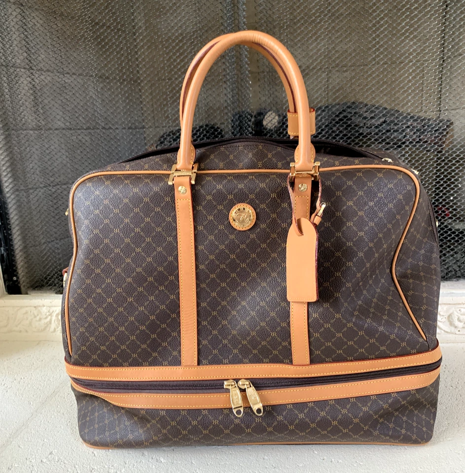 正品 Rioni 签名 Duffel Dome 日内瓦 旅行包 STA-20051 额外隔层 — 第 2/4 张图片