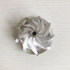 K26 55.40/77.00mm 9+0 blades Point milling snake curve performance billet wheel