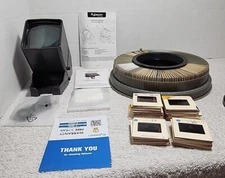 Rybozen 35mm Slide Viewer And Kodak Carousel With Slides Of England, Florida, NM