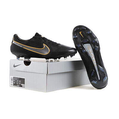 Nike Tiempo Legend 9 Elite FG Shoes Men&#039;s K-Leather Cleats Black CZ8482-007 eBay