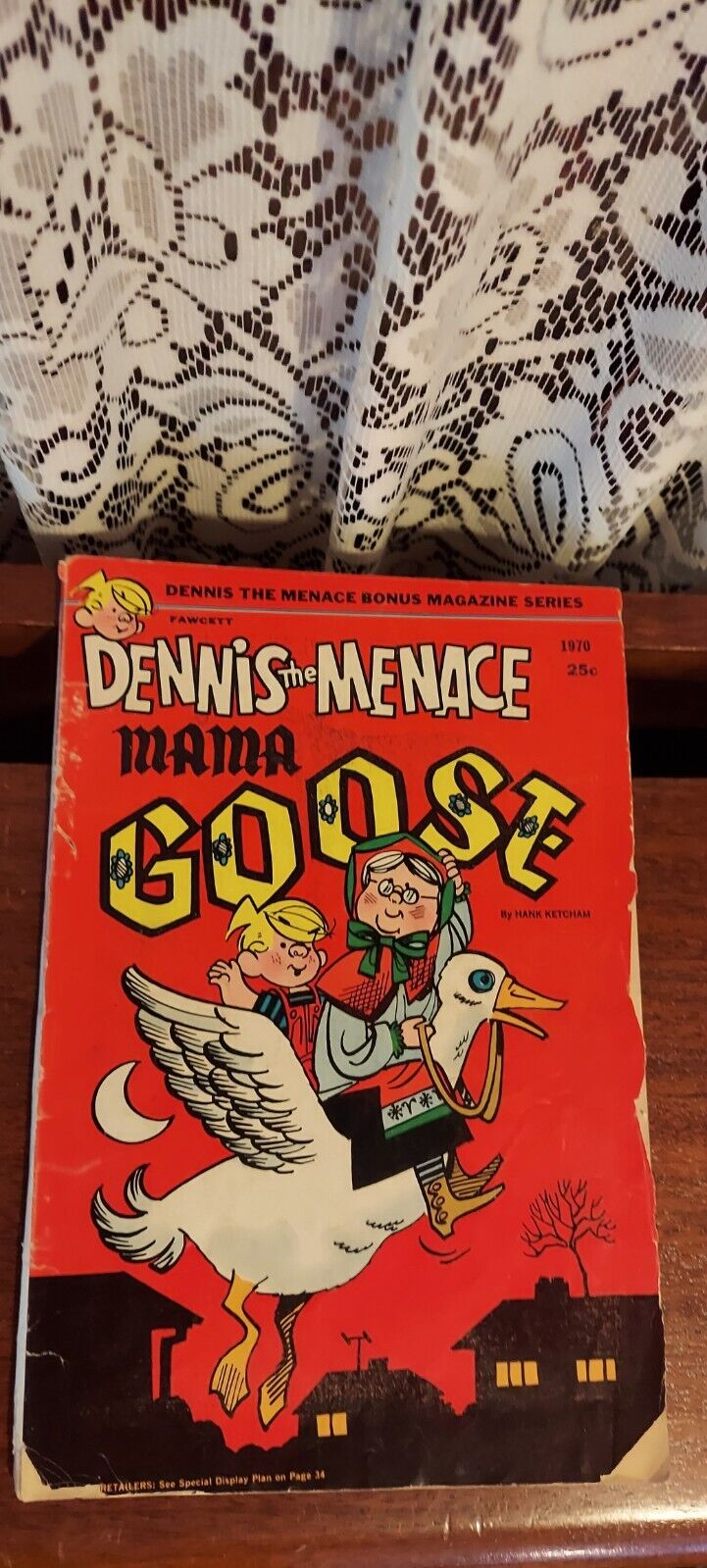 Vintage Dennis the Menace "Mama Goose" Comic Book July 1970 No. 83