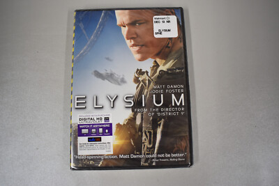 Elysium (DVD) NEW SEALED Matt Damon - Jodie Foster