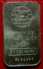 Vintage Engelhard Large E Bar 1 Troy oz. .999 Fine Silver-A Better Bar-FJ 31187