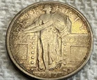 1917 standing liberty quarter type 1 xf