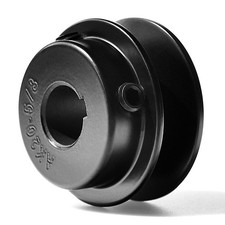 AK20-5/8 V-Belt Pulley, 5/8 Inch Bore, 2 OD, Cast Iron Sheave, Single Groove, A