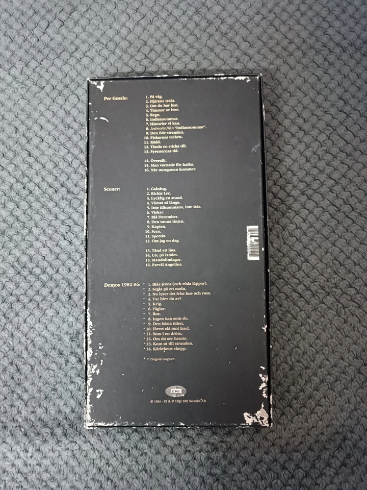 Per Gessle - På väg 3CD Box Per Gessle, Scener, Demos 1982-86 Roxette rar Pa Väg - Bild 2 von 4