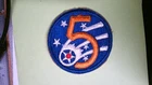 MILITARY PATCH US ARMY COLORED SEW ON WW2 ERA  5TH AIR FORCE
