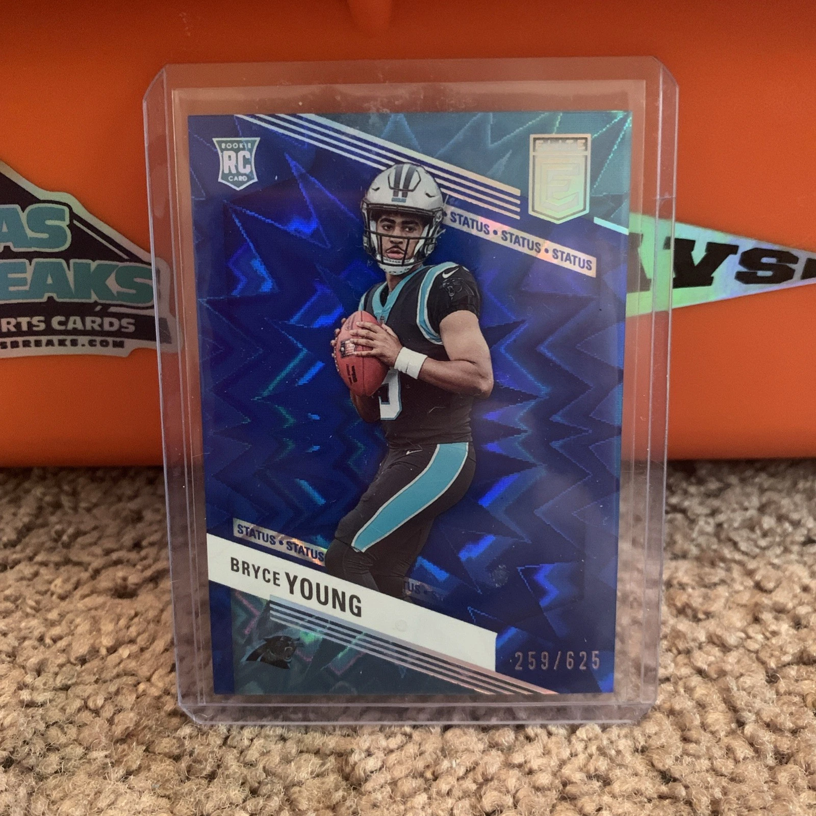 2023 Panini Donruss Elite - Blue Status Explosion #110 Bryce Young 259/625 (RC)