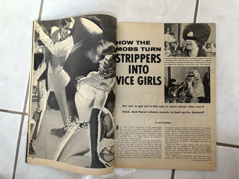 All Man Magazine 1965 Nazi, Blood for the Love Slaves,Sex ,Adventure,Pinups,Pulp - Image 4 of 4