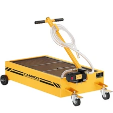 20 Gal Electric Oil Drain Pan 110V High-Flow Pump 9.8 FT Hose 200 W Motor